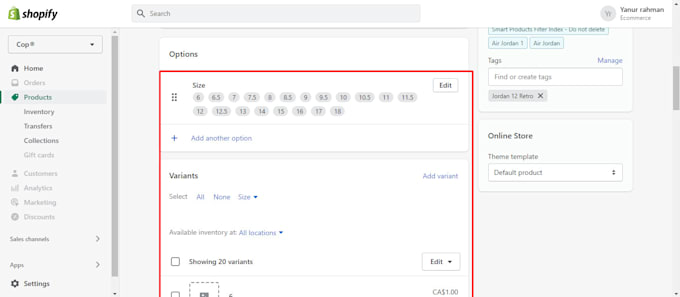 do shopify product listing and shopify data entry