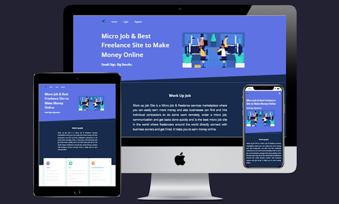 develop micro job website like workupjob