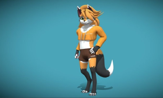 Make furry avatar, 3d model, vrchat avatar for vtuber, vrchat by Soft ...