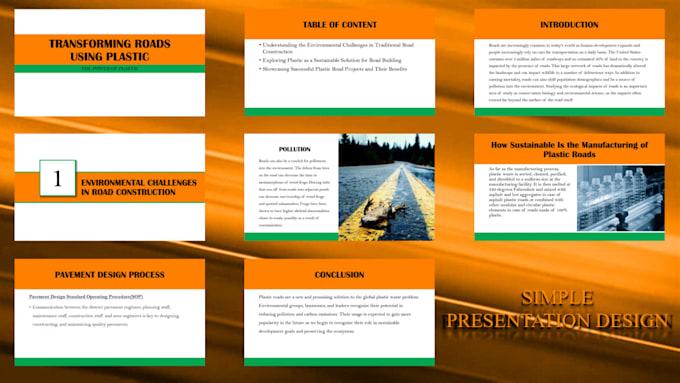design presentations for students, educators and businesses