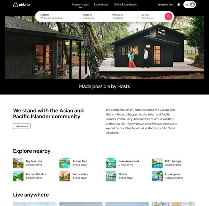 design  wordpress airbnb hotel booking website, hotel, vacation website