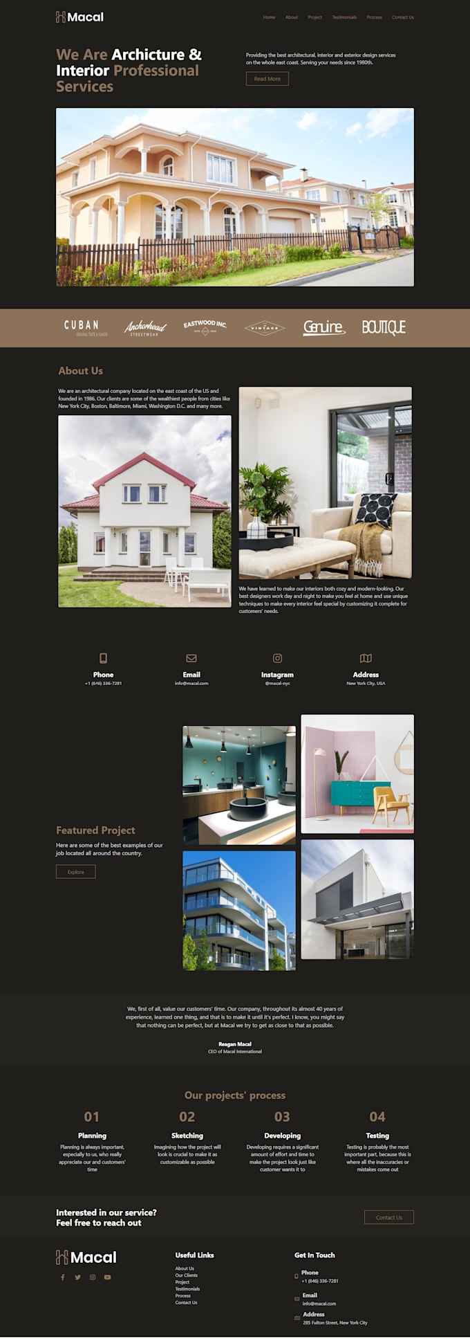 create custom front end website with HTML and CSS