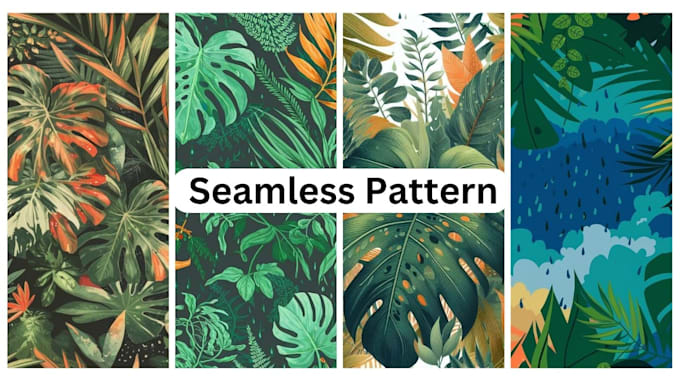 create seamless textile pattern ,repeated pattern