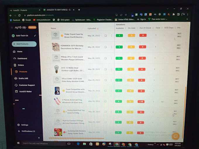do amazon to ebay dropshipping via autods