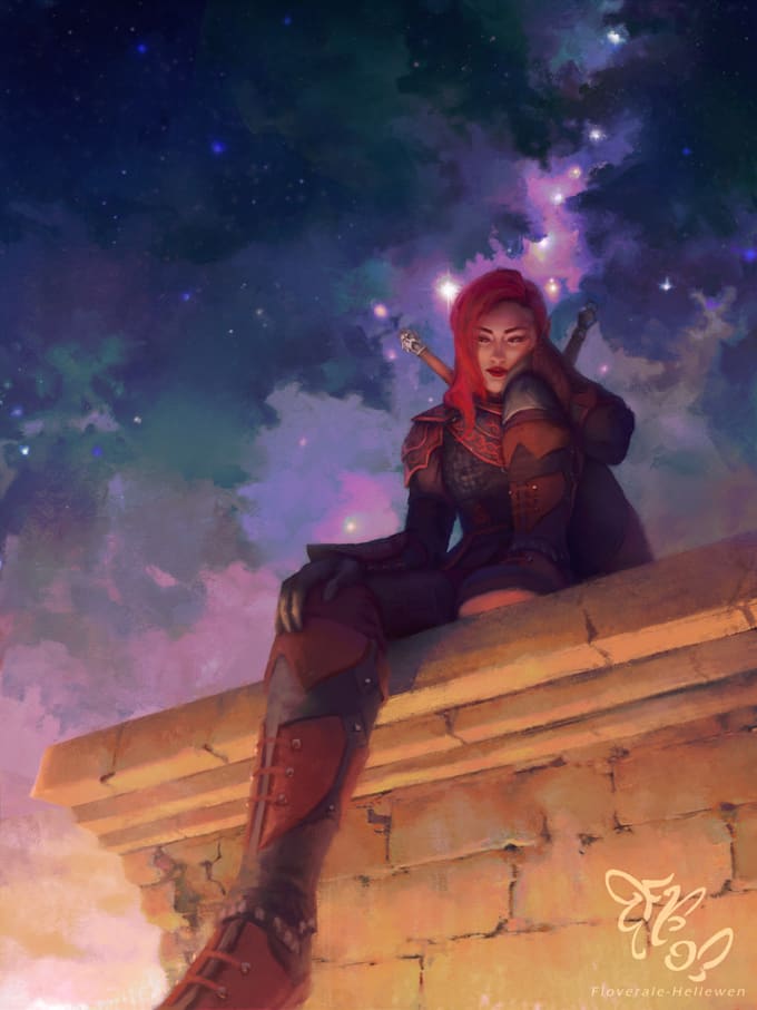 draw character and background illustrations