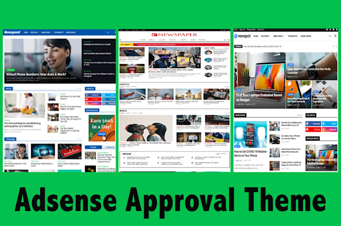 create professional newspaper website in blogger