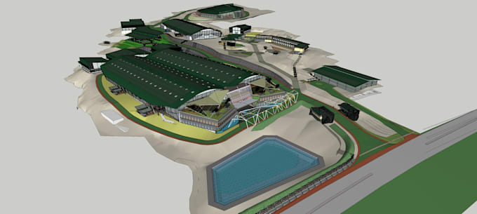 create 3d topography site model for your project