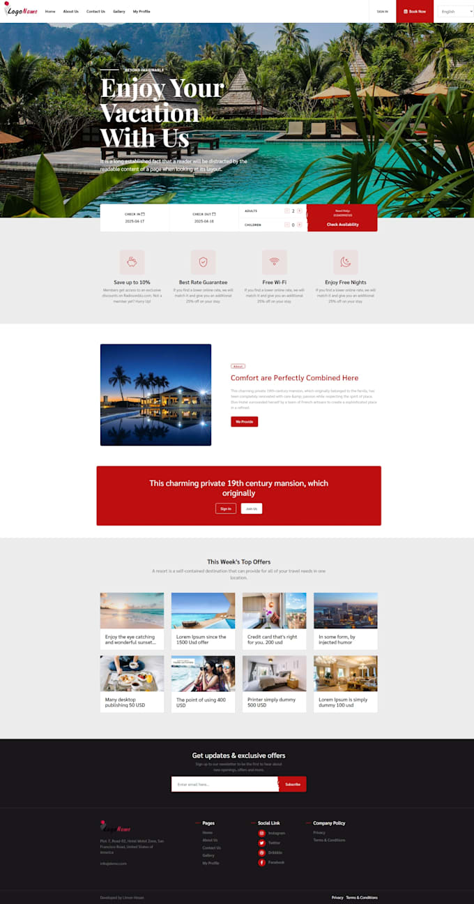 provide hotel management software with website booking system