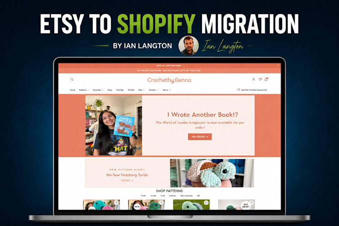 migrate your website to shopify from etsy, wix, or others