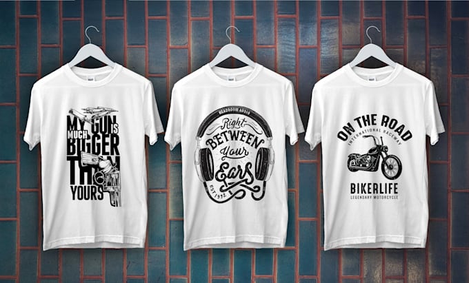 Create typography and custom t shirt design in just 10 hrs by Zeddler ...