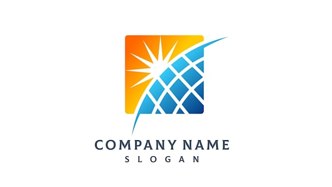 design high quality solar panel logo with express delivery