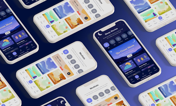 design creative mobile application UI UX