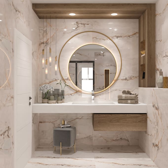 Design your dream bathroom by Lulu_jber Fiverr