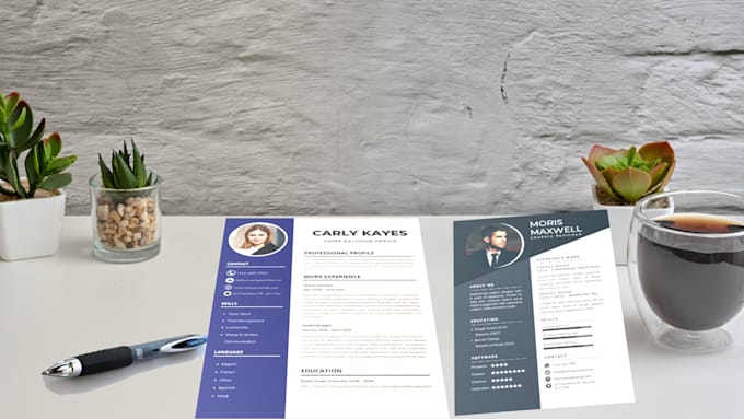 design  professional resume or CV template
