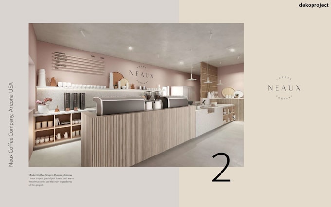 design an unique restaurant and bar interior