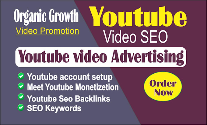 rank youtube channel,video promotion,monetize channel,video seo