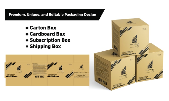 Do carton box, cardboard box, subscription box, shipping box, packaging  design by Sahibdesigns