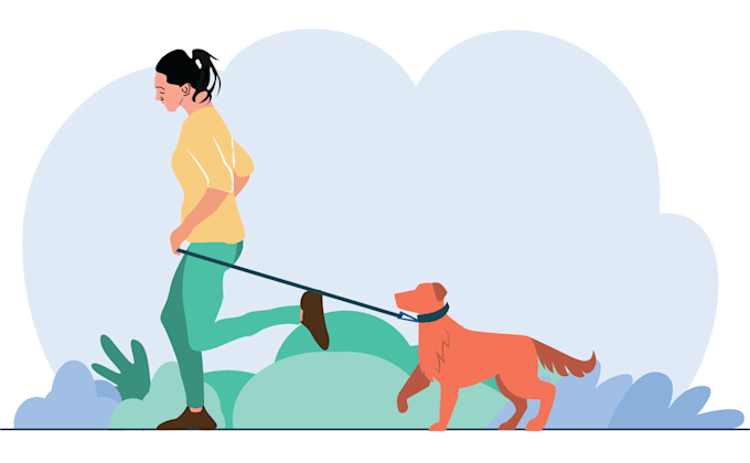 create 2d flat vector illustration for website and app