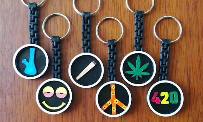 model your keychain for 3d printing