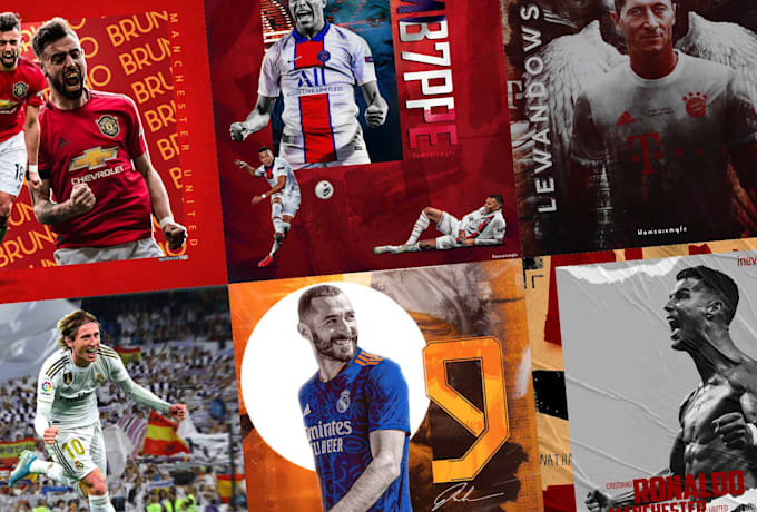 design any sport poster design, wallpaper for phone or pc