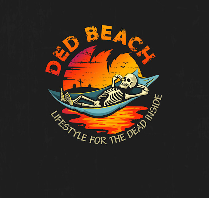do modern beach logo