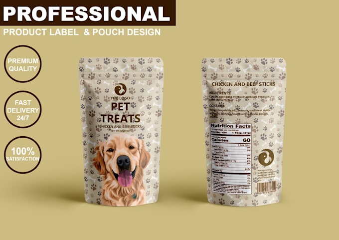 make unique food packaging design, bag and pouch design