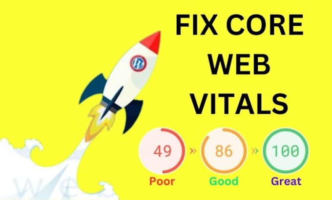 fix core web vitals and increase page speed for wordpress site