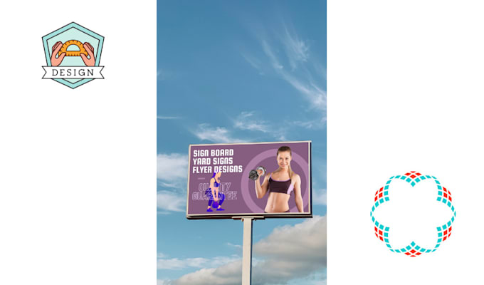 Design sign board, yard sign, flyers and banners by Saadqureshi77 | Fiverr