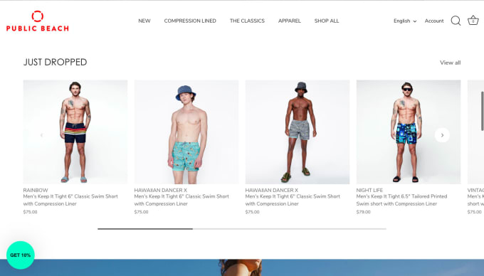 build ecommerce websit online store