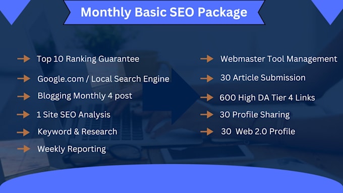be your professional monthly seo specialist