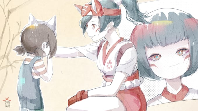 draw you anime or manga illustrations