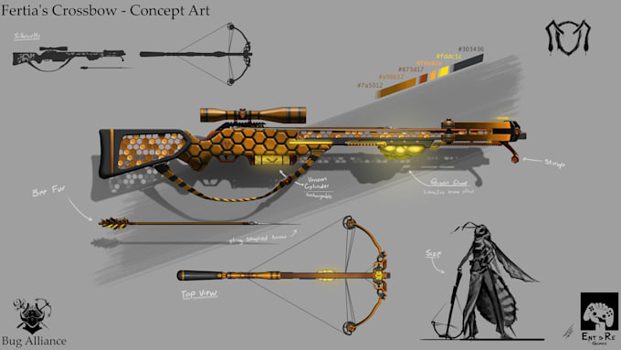 do prop concept art designs for your project