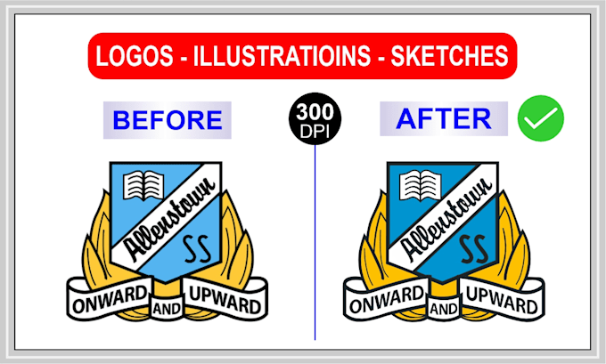vectorize your logo texts illustrations custom designs jpg to vector 300 dpi