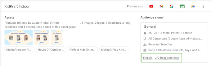 set up google performance max ads for your shopify store