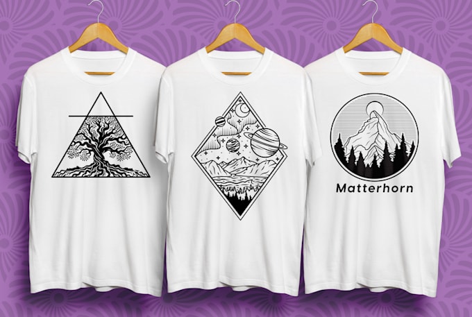 do custom minimalist t shirt design to your choice
