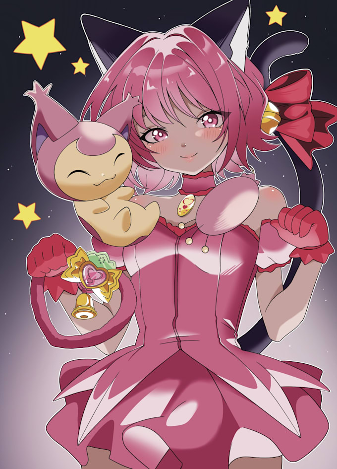 draw an anime charakter or oc for you