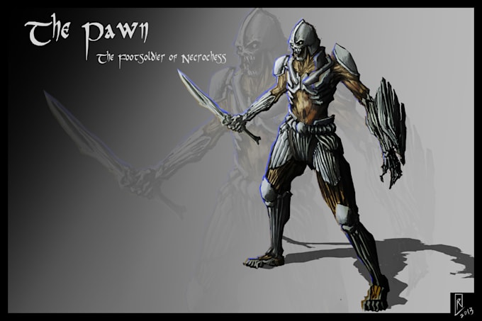design characters, props, vehicles, mech, etc