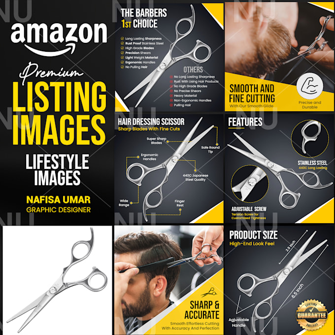 do amazon listing, lifestyle, and infographics