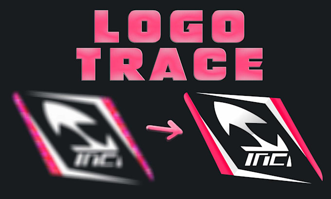 re draw any logo