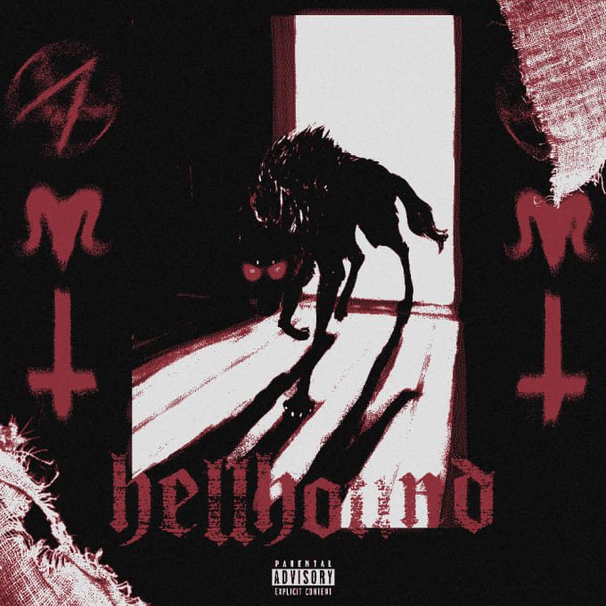 create a premium phonk, grunge cover art for your music