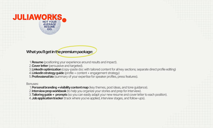 write your senior or executive CV, resume, cover letter, optimize your linkedin