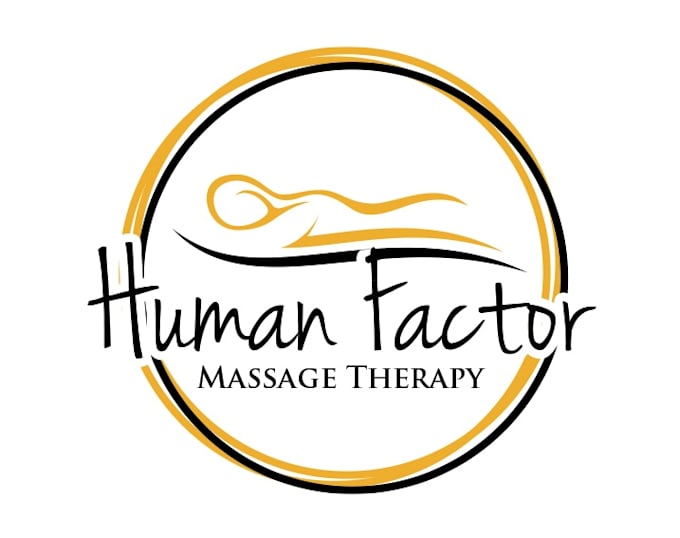 design modern massage therapy logo