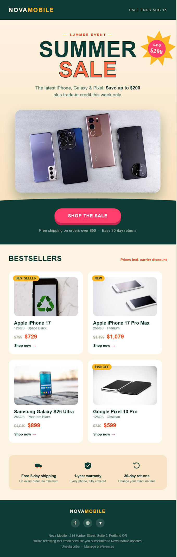 design responsive HTML email templates to grow your business