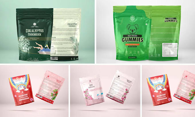 design supplement label, cbd oil label, jar bottle and product packaging