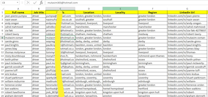 do email list building, b2b leads, web scraping, and research for your business