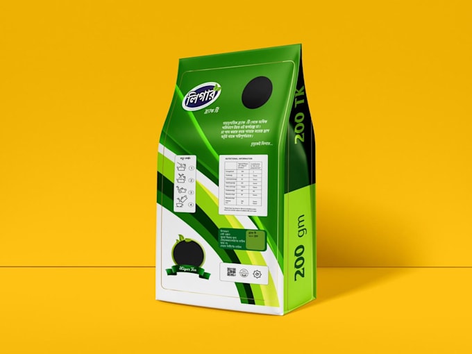 design food packet and pouch bag