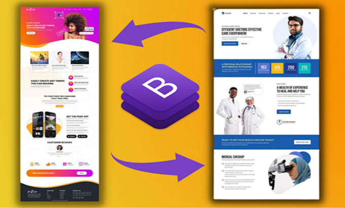 Create a stunning responsive html css bootstrap website by Waqar714 ...
