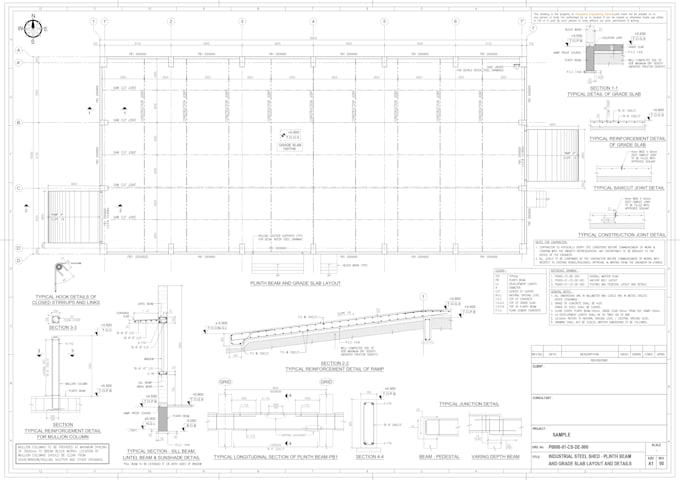 Prepare civil concrete structural drawings and estimations by ...