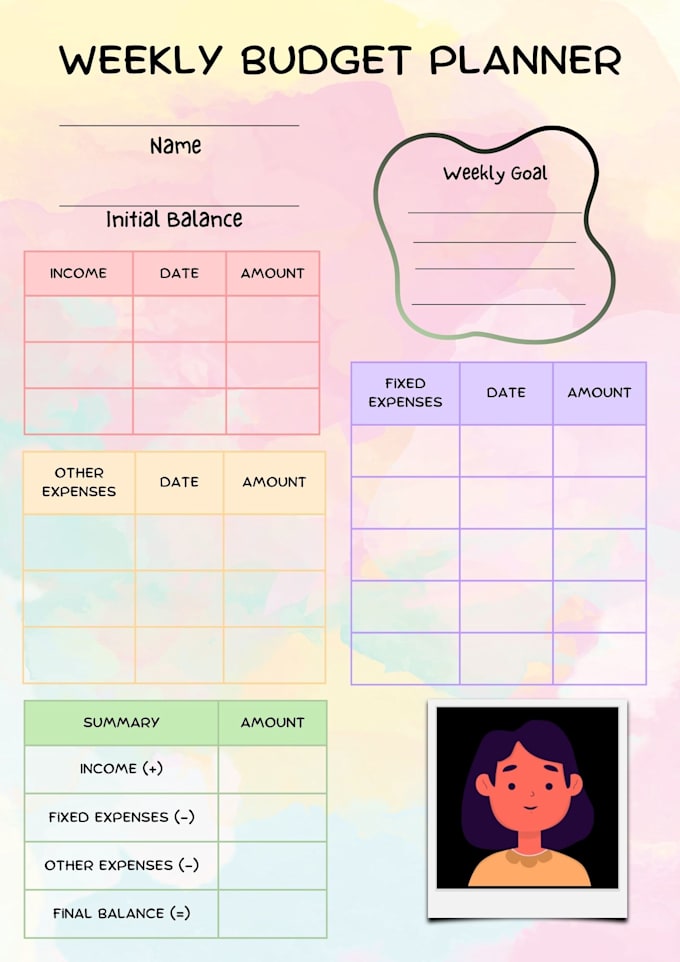 Weekly Budget Planner App