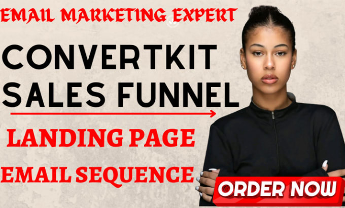 Design redesign a high converting landing page on convertkit by Kikky